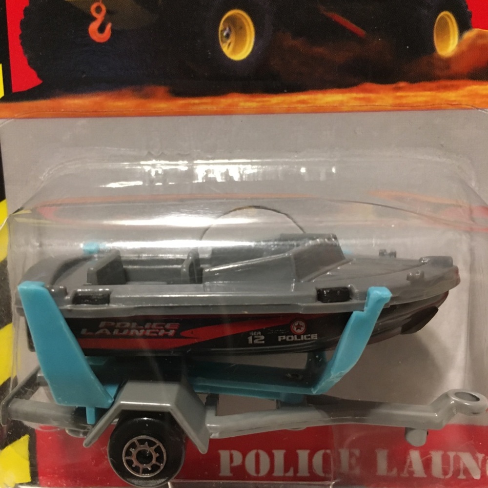 Tonka Die Cast Metal Police Launch
